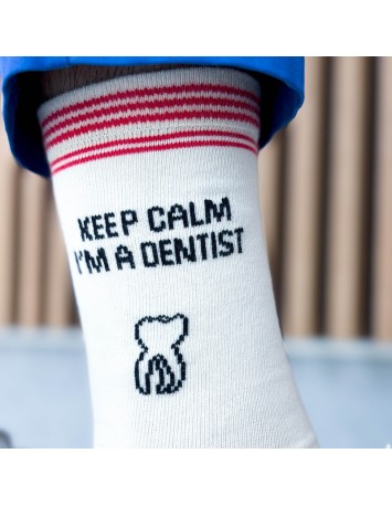 Chaussettes Keep calm i'm a Dentist